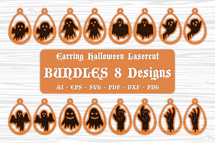 Halloween Earrings Lasercut | Halloween Jewelry BUNDLES