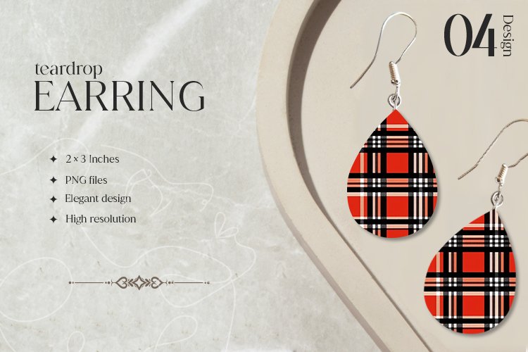 Red Plaid Design Image 2