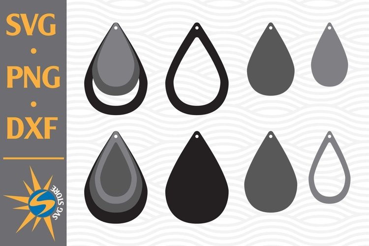 Earring SVG, PNG, DXF Digital Files Include