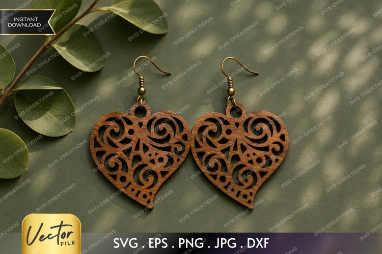 Butterfly Earrings SVG| Laser Cut Earring