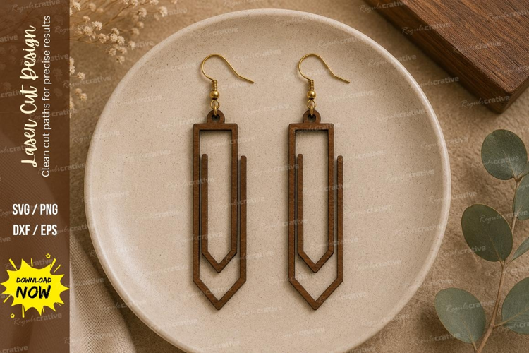 Geometric Arrow Earrings Laser Cut SVG File arrow earrings
