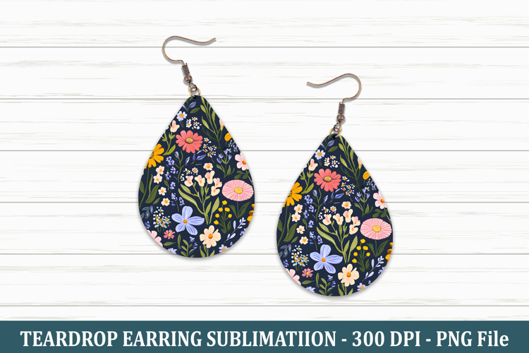 Cottage Garden Teardrop Earring | Teardrop Earring