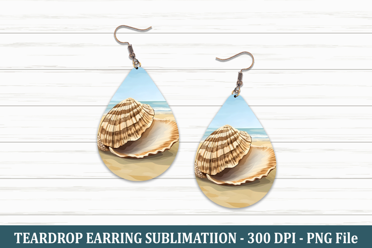 Seashell Teardrop Earring | Teardrop Earring