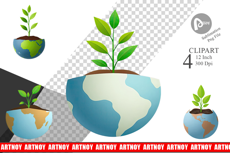 Earth Seedling Clipart