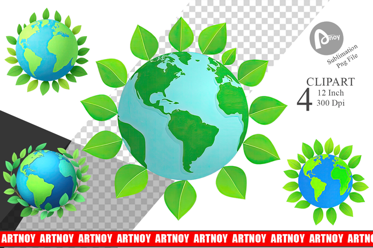 Earth Leaves Clipart