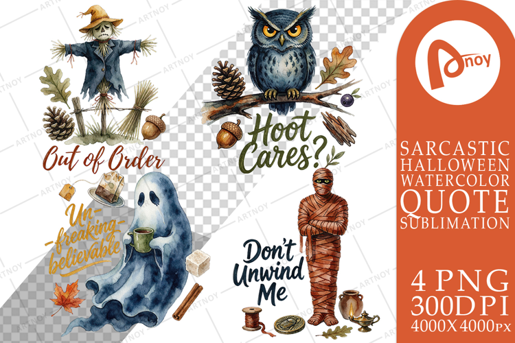Retro Sarcastic Spook Sublimation