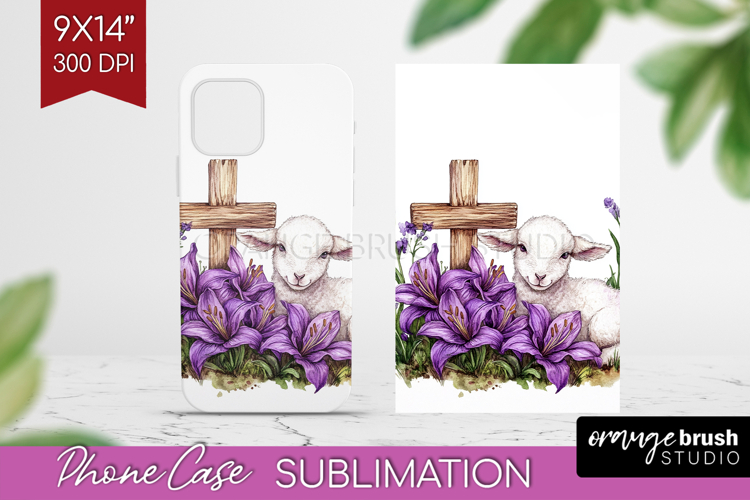Easter Phone Case PNG - Floral Easter Case PNG Sublimation
