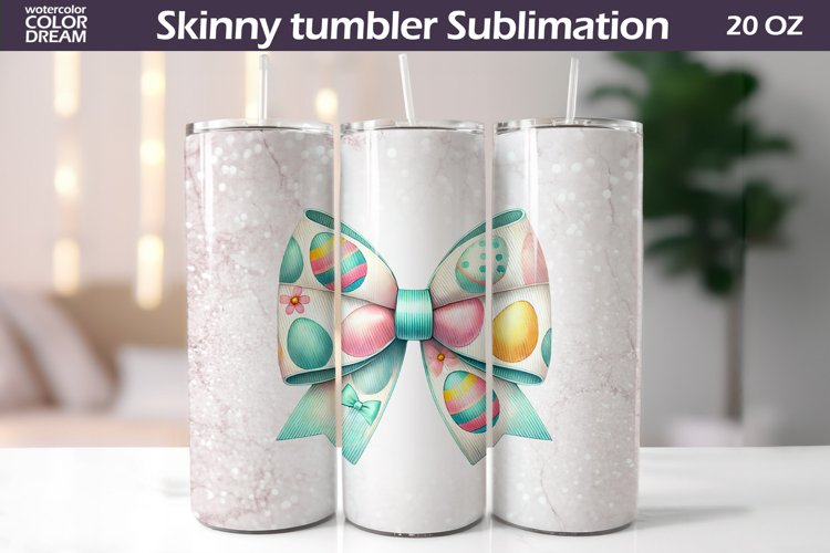 Easter Tumbler Wrap | I Coquette Bow Tumbler example image 1