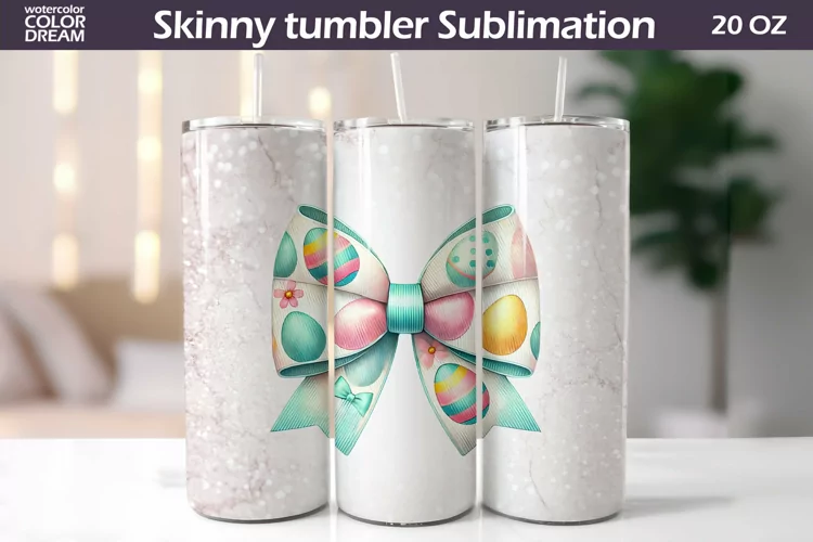 Easter Tumbler Wrap | I Coquette Bow Tumbler