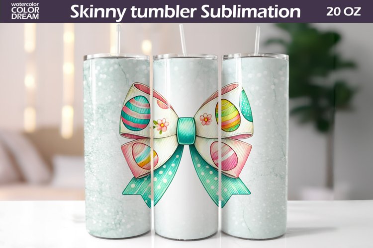 Easter Tumbler Wrap | I Coquette Bow Tumbler example image 1