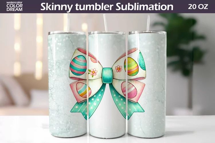 Easter Tumbler Wrap | I Coquette Bow Tumbler