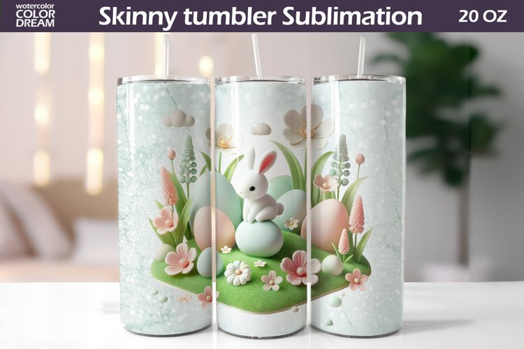 Easter Animal Tumbler | I Cute Bunny Tumbler
