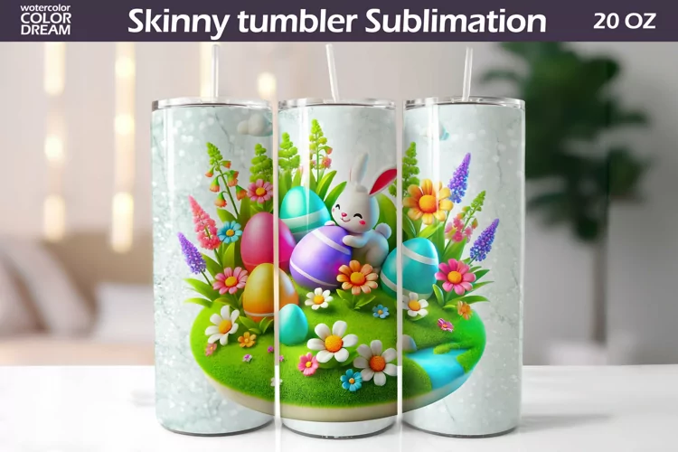 Easter Animal Tumbler | I Cute Bunny Tumbler