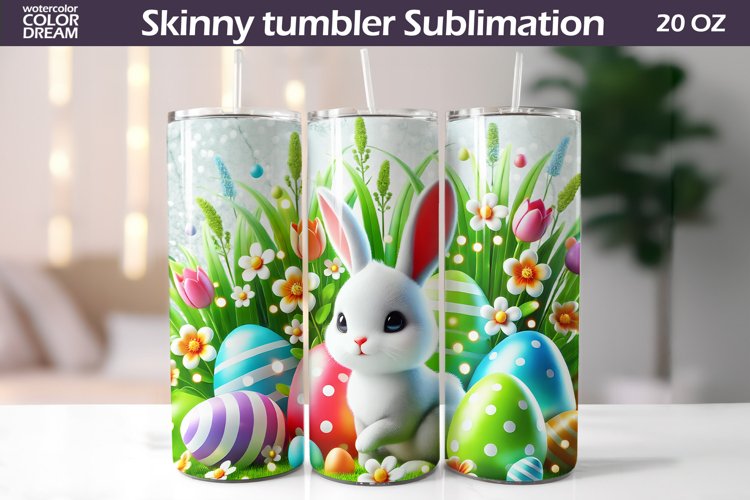 Easter Animal Tumbler | I Cute Bunny Tumbler