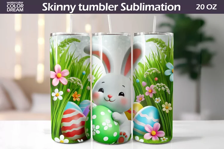 Easter Animal Tumbler | I Cute Bunny Tumbler