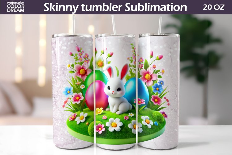 Easter Animal Tumbler | I Cute Bunny Tumbler
