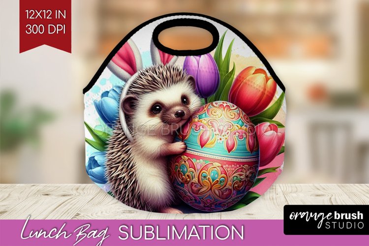 Easter Animals Lunch Bag - Bunny Ears Lunch Bug PNG