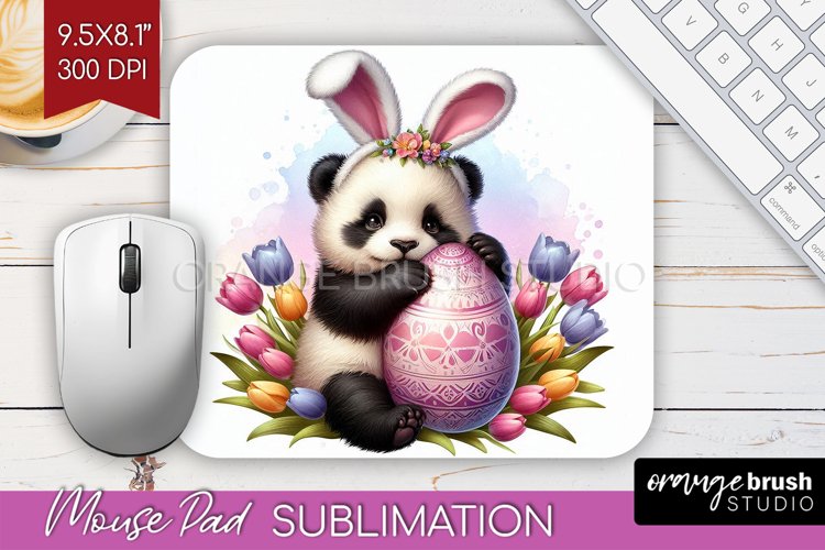 Easter Animals Mouse Pad Sublimation - Bunny Ears Mousepad