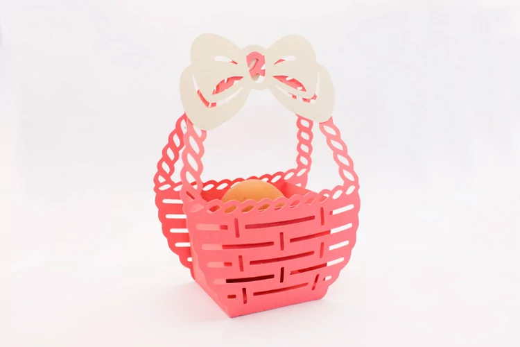 Easter basket svg Happy easter gift box svg