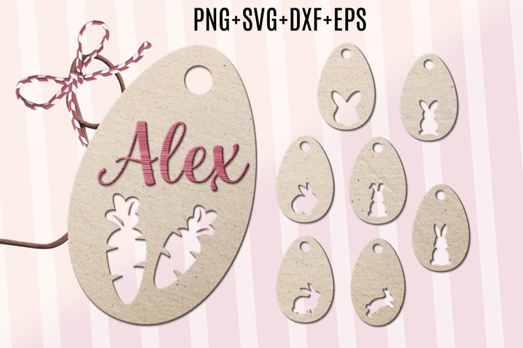 Easter Basket Egg Tag, Easter Egg svg Bundle