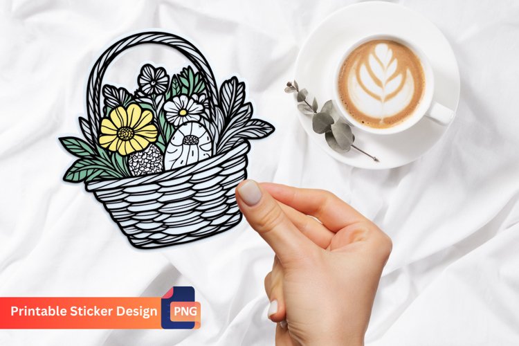 Easter Basket Clipart Image 11