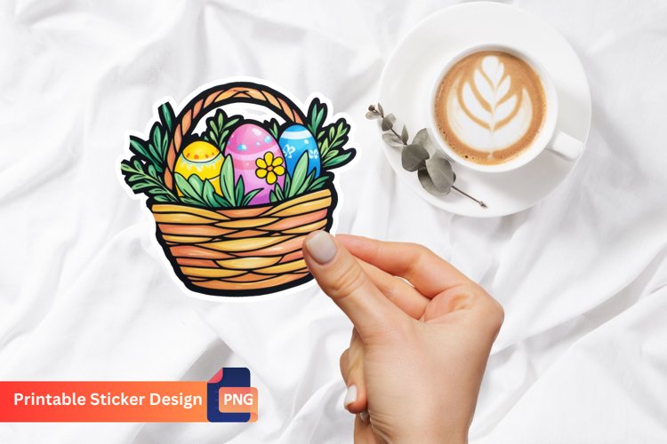 Easter Basket Clipart Image 13