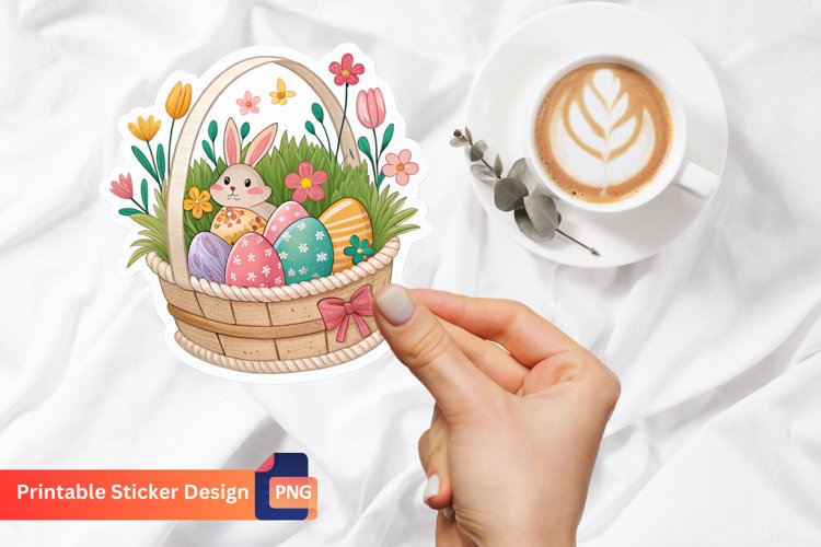 Easter Basket Clipart Image 13