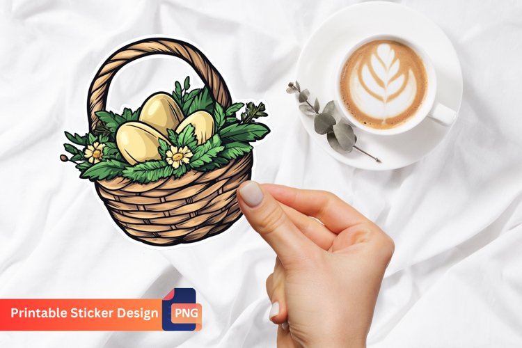 Easter Basket Clipart Image 10