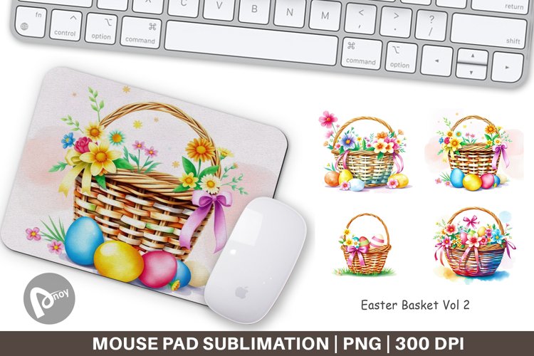 Mouse Pad Easter Basket example image 1