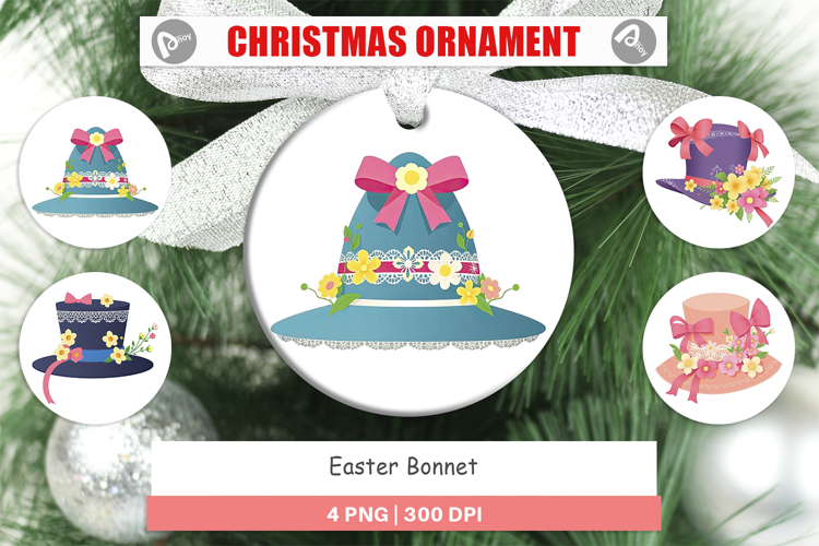 Ornament Easter Bonnet