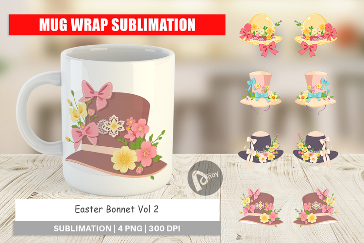 Mug Wrap Easter Bonnet