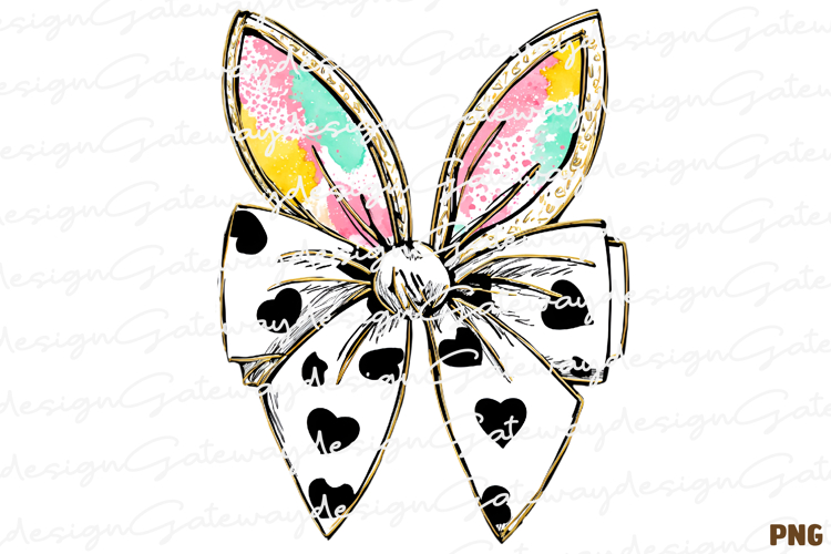 Easter bow Coquette Png - Easter bow Coquette