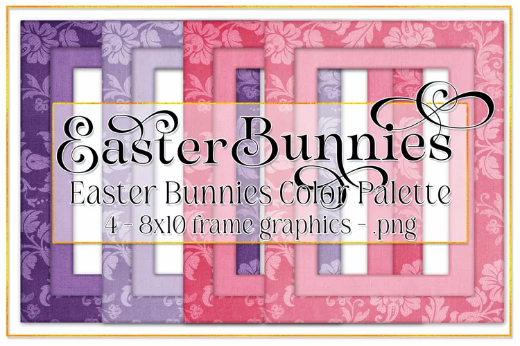 Easter Frames, Vintage Floral 8x10 Frame, Spring Frames, s2