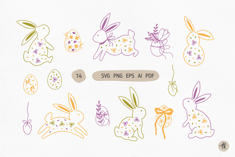 Easter Bunny Clipart Image 4