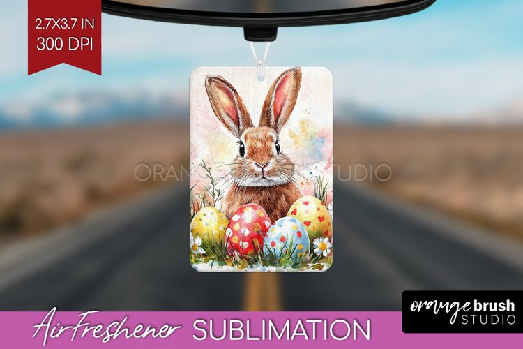 Easter Bunny Air Freshener PNG - Easter PNG Sublimation