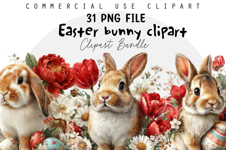 Easter bunny Sublimation Bundle, Easter Sublimation PNG