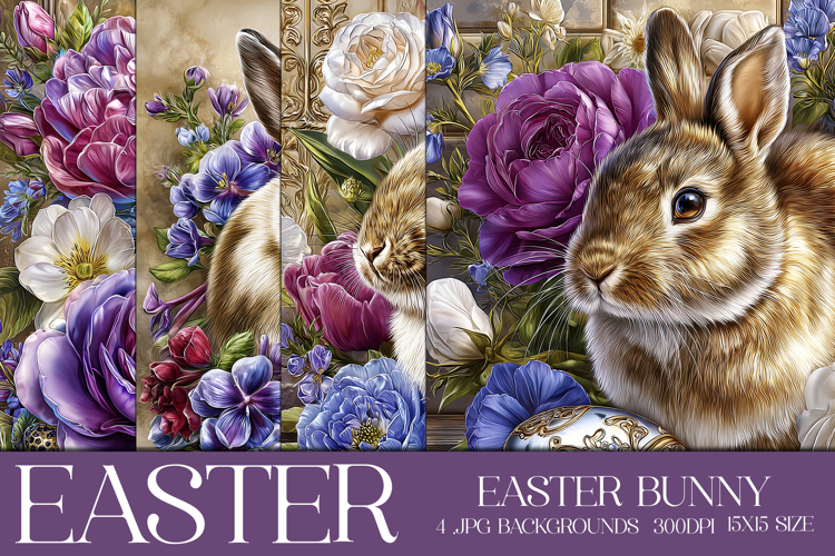 Easter Background, Easter Card, Easter Bunny Backgrounds, 27