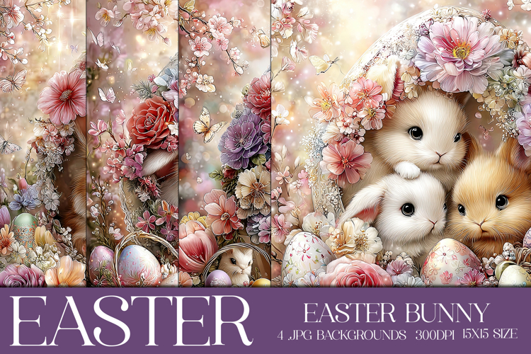 Easter Background, Easter Card, Easter Bunny Backgrounds, 38