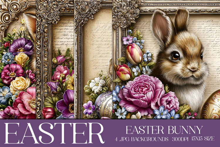 Easter Background, Easter Card, Easter Bunny Backgrounds, 40