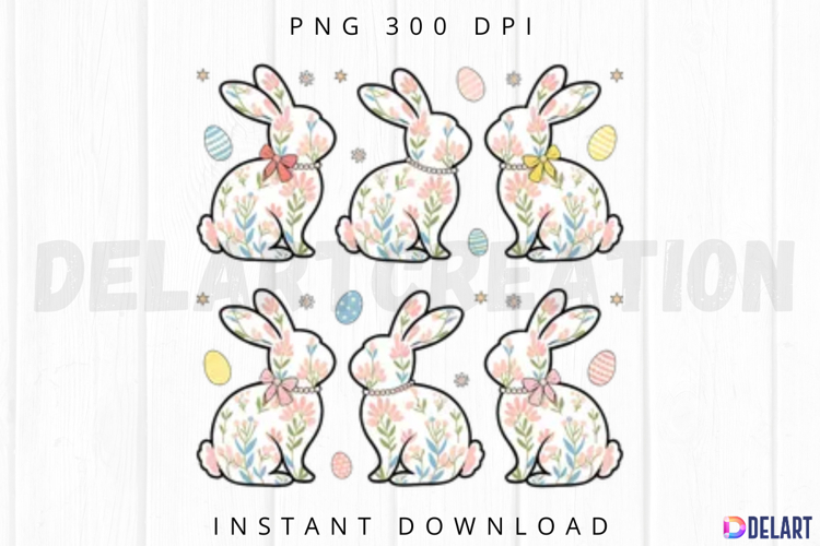 Easter Bunny Sublimation PNG