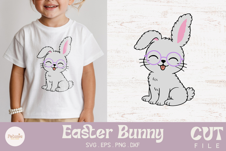 Cute Baby Bunny SVG | Easter Bunny SVG