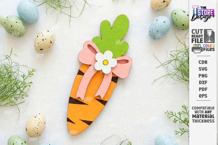 Easter Tiered Tray Laser Cut | Spring Elements | Easter SIgn