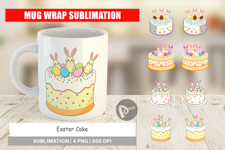 Mug Wrap Easter Cake
