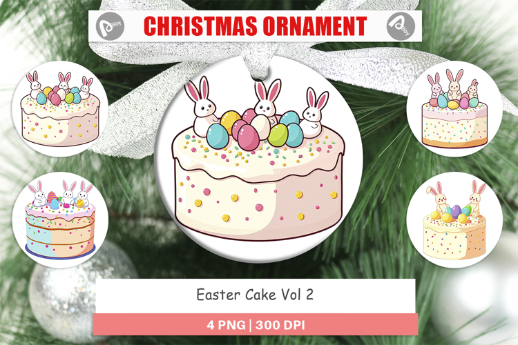 Ornament Easter Cake