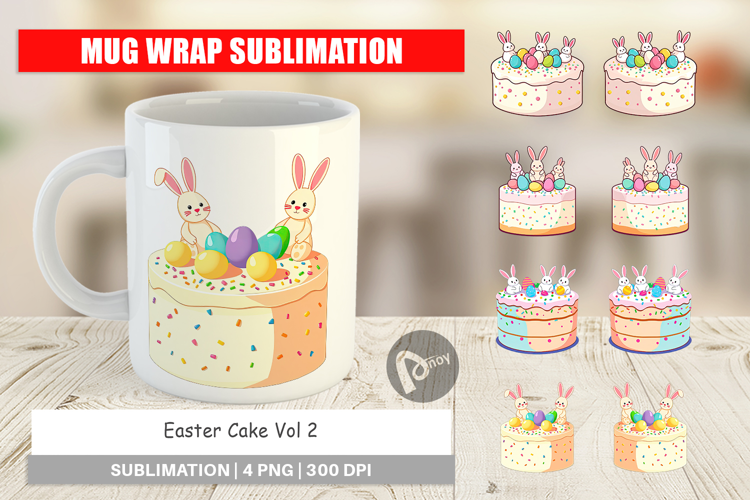 Mug Wrap Easter Cake