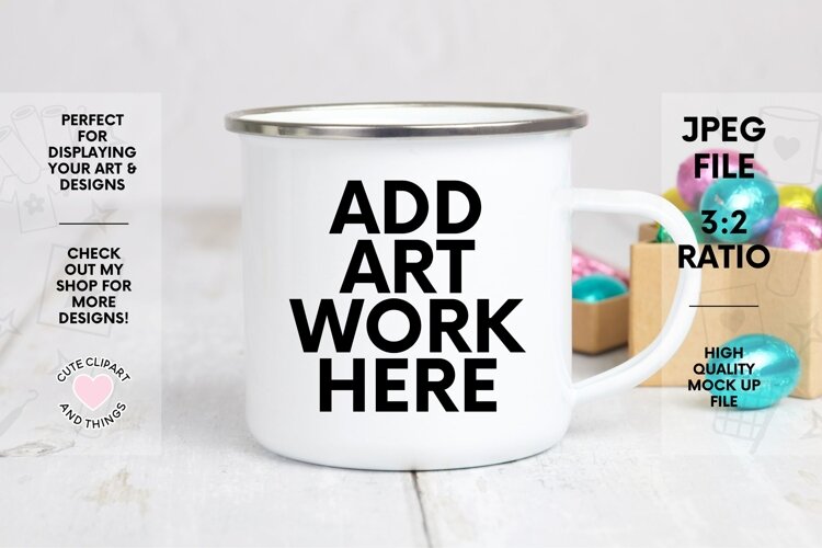Easter Camping Mug Mock Up