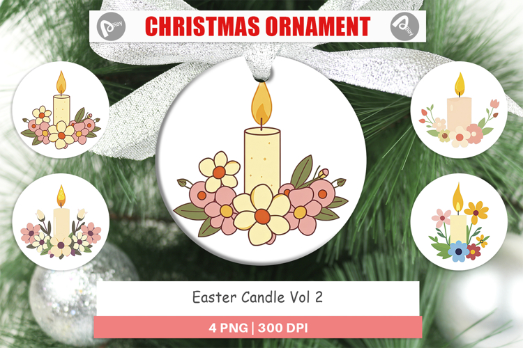 Christmas Candle Clipart Image 19