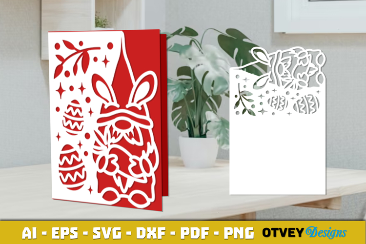 Easter Card Cover Paper Cut