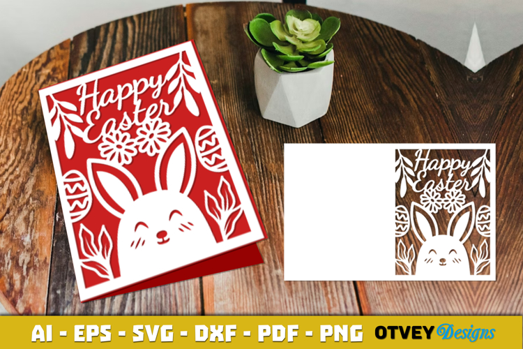 Easter Card Cover Paper Cut