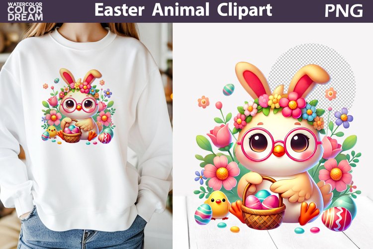 Cute Chicken Clipart Image 11